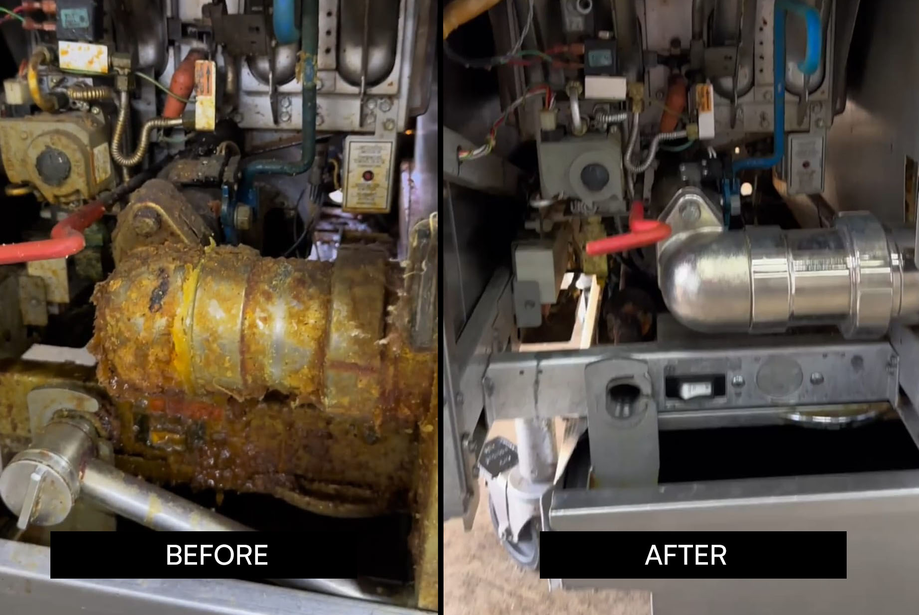 Before and After Cleaning